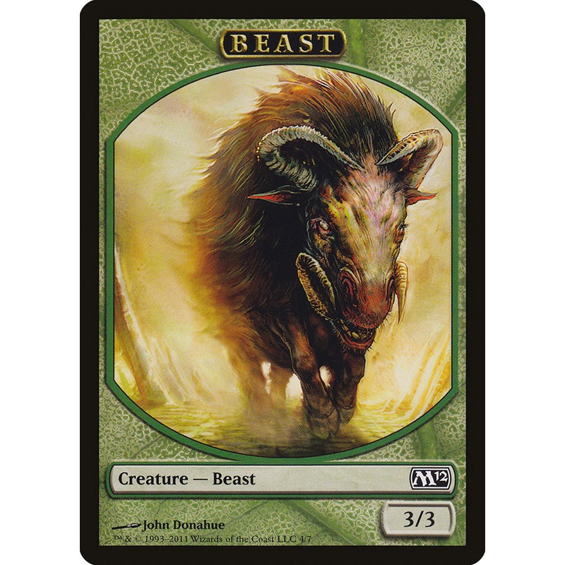 Beast Token [Magic 2012 Tokens]