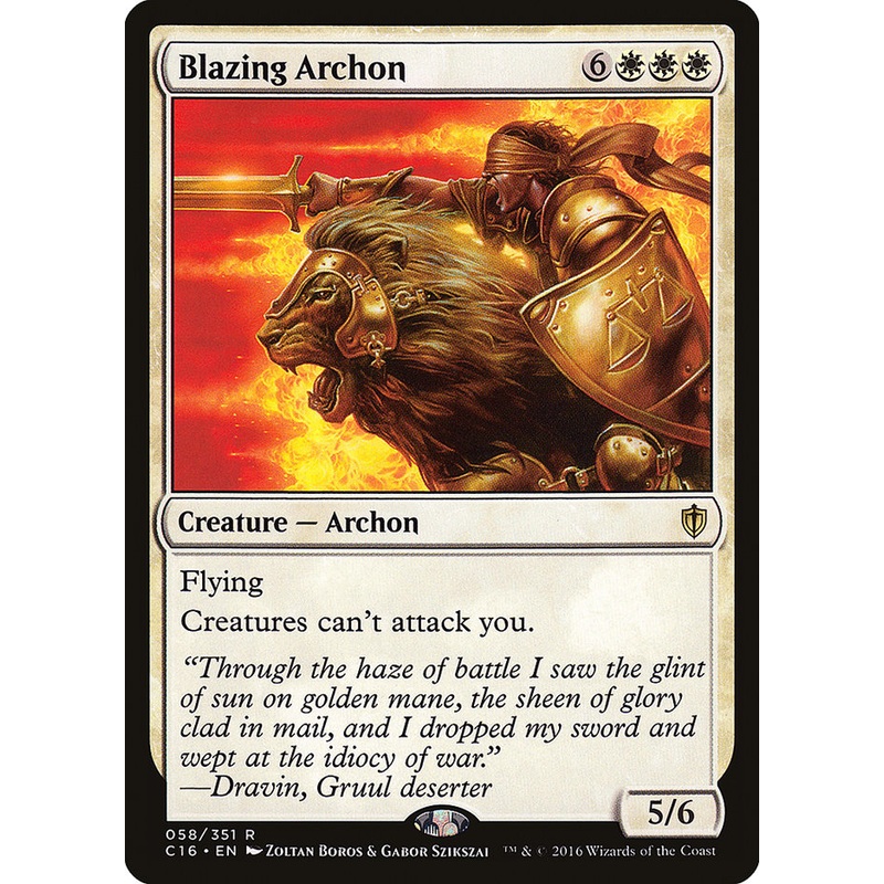 Blazing Archon [Commander 2016]