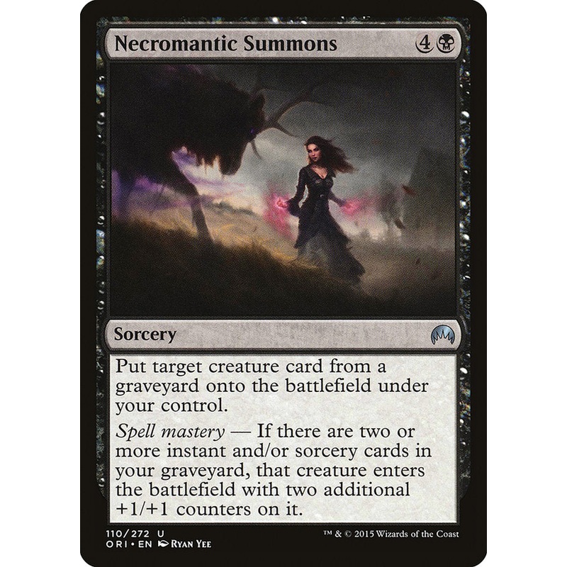 Necromantic Summons [Magic Origins]