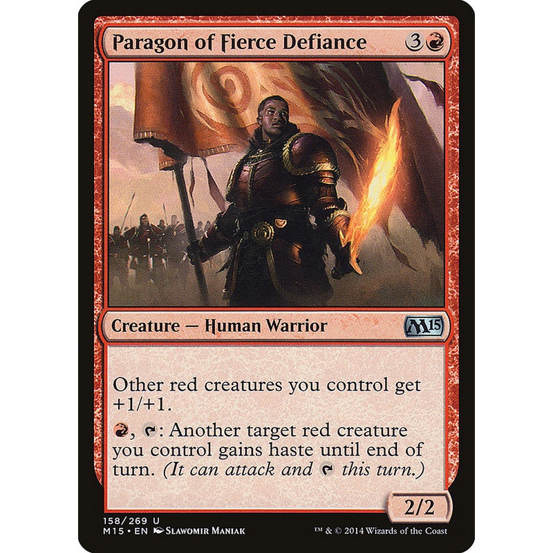Paragon of Fierce Defiance [Magic 2015]