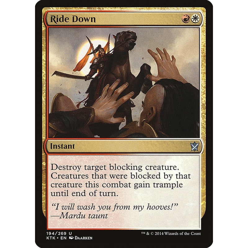 Ride Down [Khans of Tarkir]