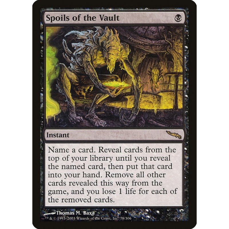 Spoils of the Vault [Mirrodin]