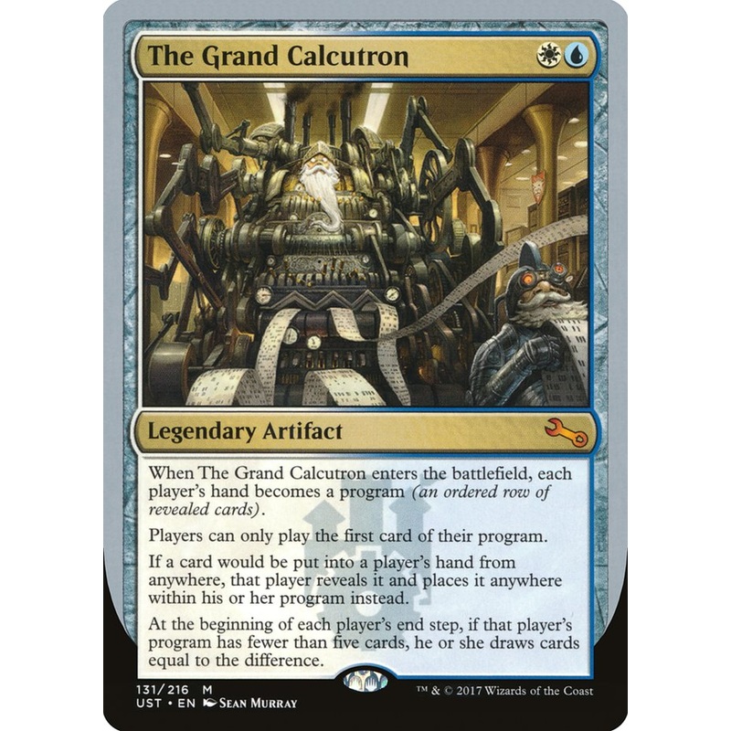 The Grand Calcutron [Unstable]