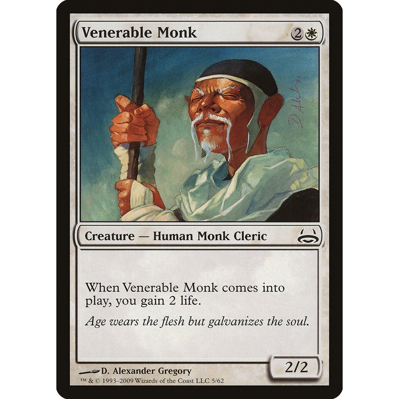 Venerable Monk [Duel Decks: Divine vs. Demonic]