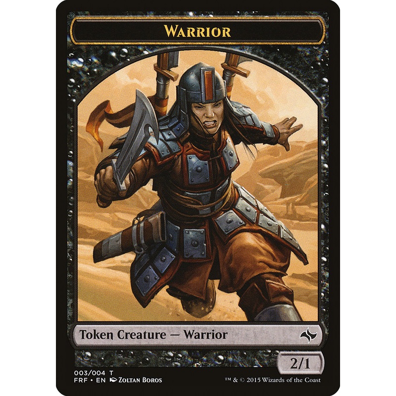 Warrior Token [Fate Reforged Tokens]
