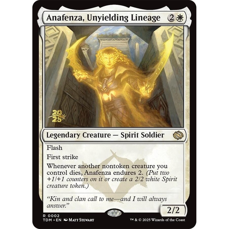 Anafenza, Unyielding Lineage [Tarkir: Dragonstorm Prerelease Promos]
