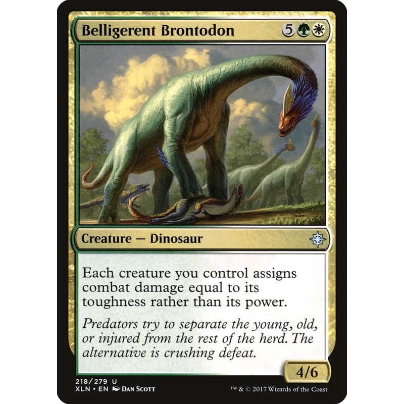 Belligerent Brontodon [Ixalan]