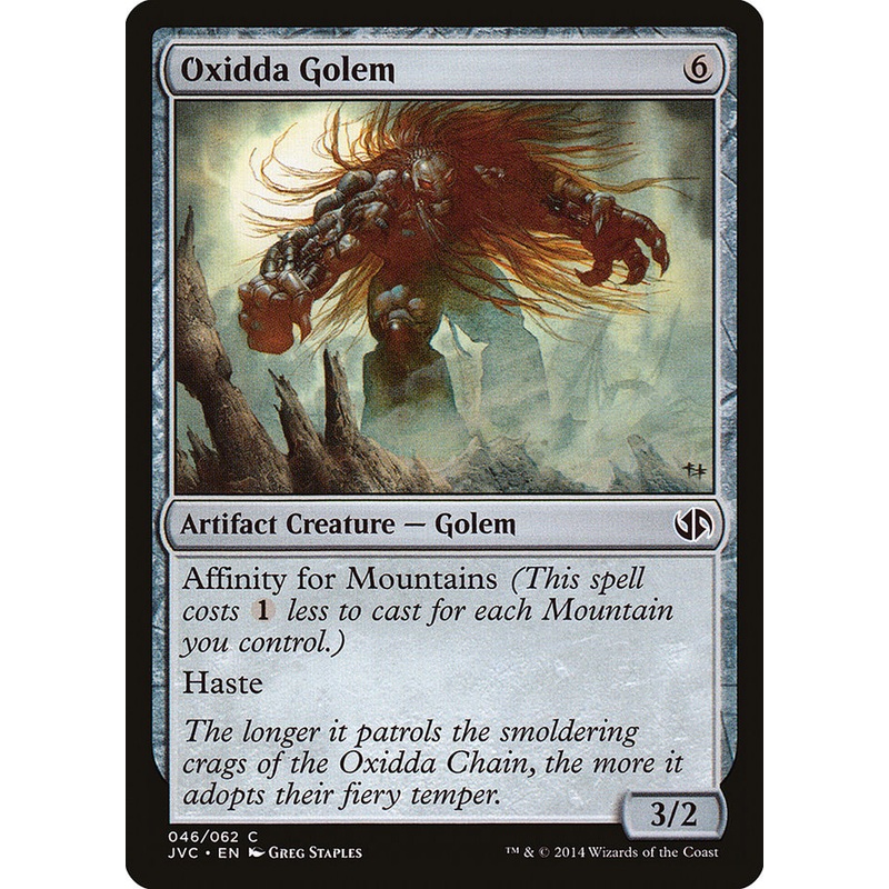 Oxidda Golem [Duel Decks Anthology]