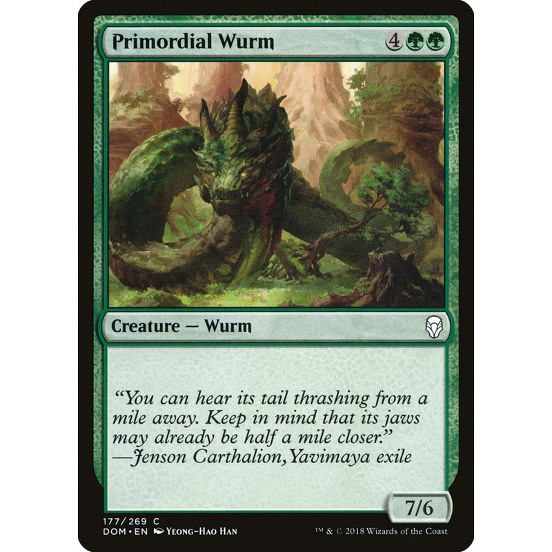 Primordial Wurm [Dominaria]