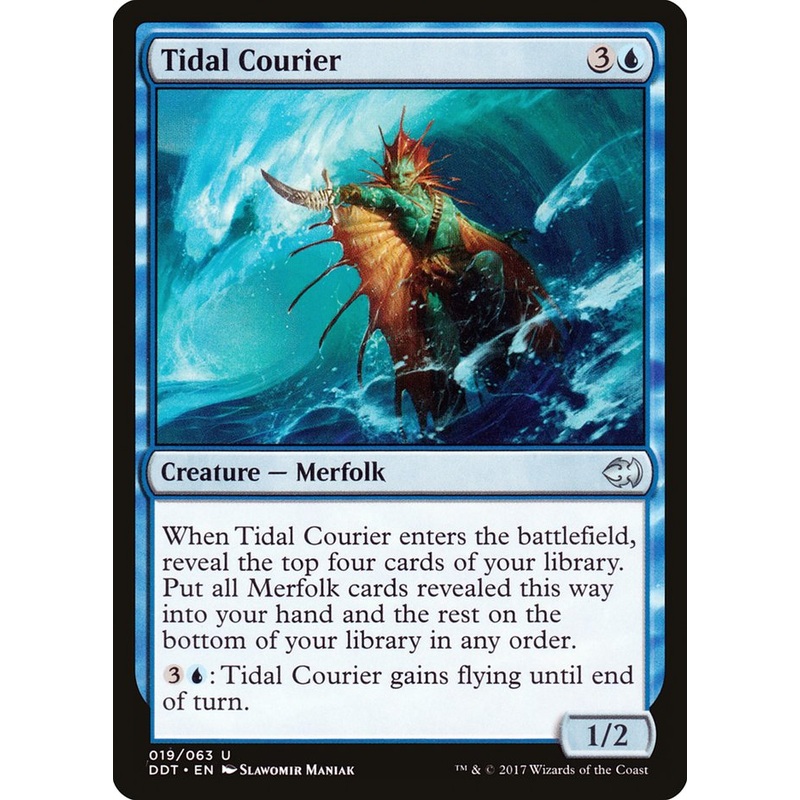 Tidal Courier [Duel Decks: Merfolk vs. Goblins]