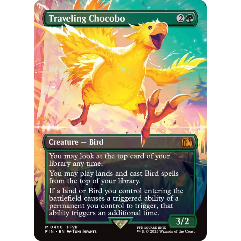 Traveling Chocobo (Borderless) [FINAL FANTASY]
