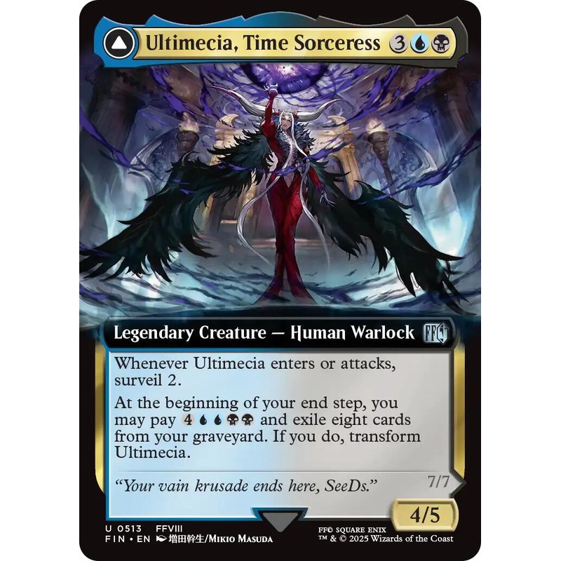 Ultimecia, Time Sorceress // Ultimecia, Omnipotent (Extended Art) [FINAL FANTASY]