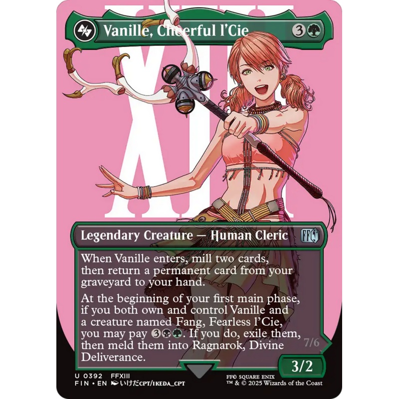 Vanille, Cheerful l'Cie // Ragnarok, Divine Deliverance (Borderless) [FINAL FANTASY]