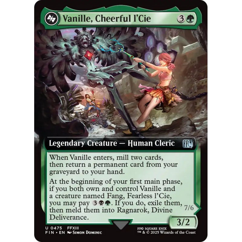Vanille, Cheerful l'Cie // Ragnarok, Divine Deliverance (Extended Art) [FINAL FANTASY]