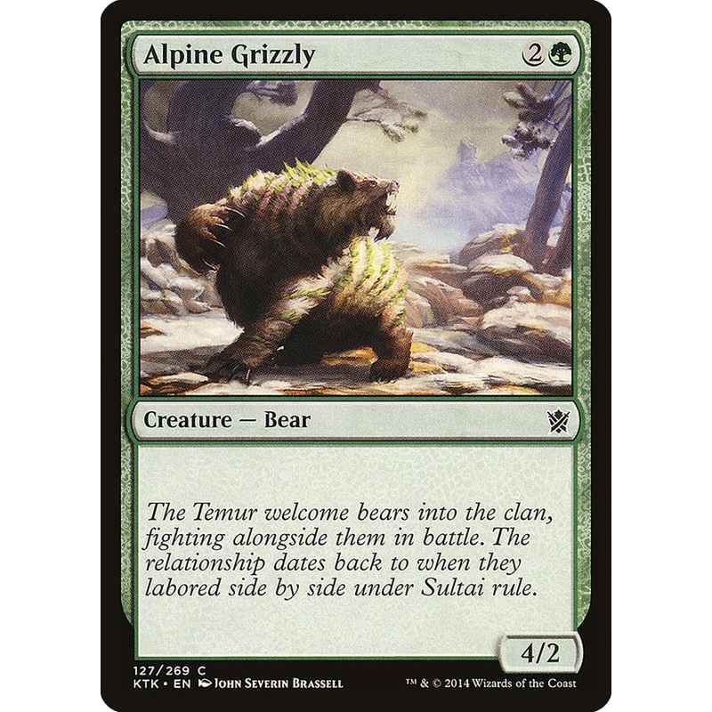 Alpine Grizzly [Khans of Tarkir]