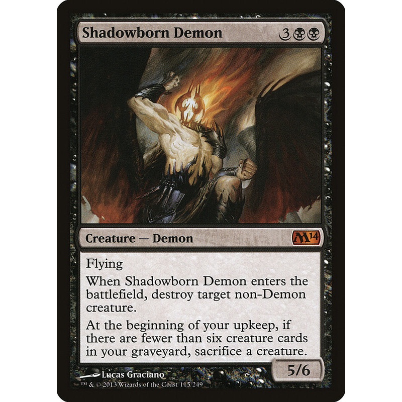 Shadowborn Demon [Magic 2014]