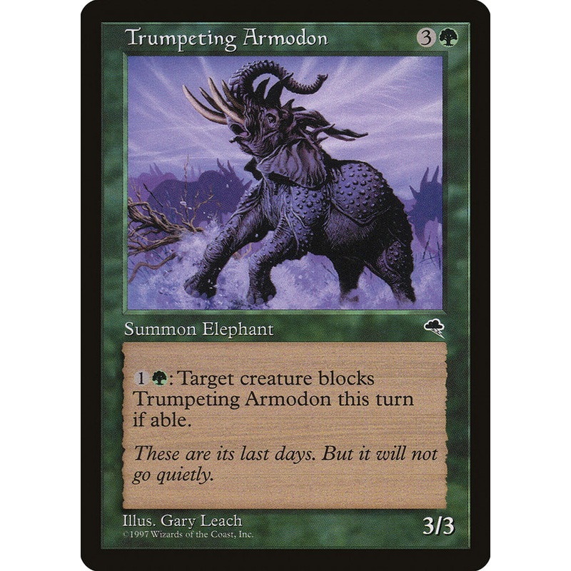 Trumpeting Armodon [Tempest]