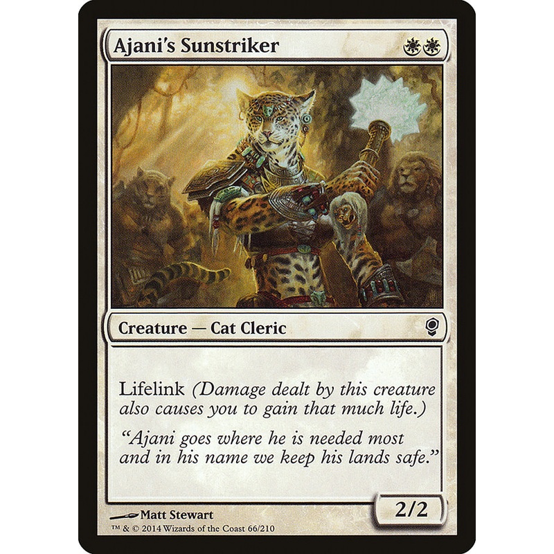 Ajani's Sunstriker [Conspiracy]