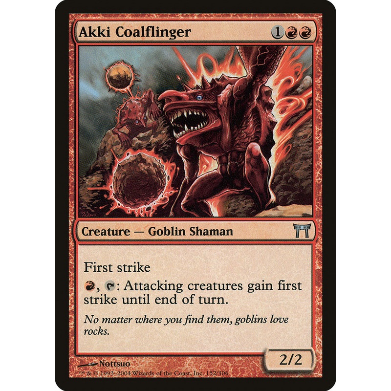 Akki Coalflinger [Champions of Kamigawa]