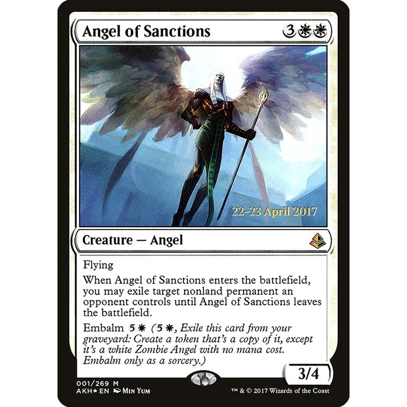 Angel of Sanctions [Amonkhet Prerelease Promos]