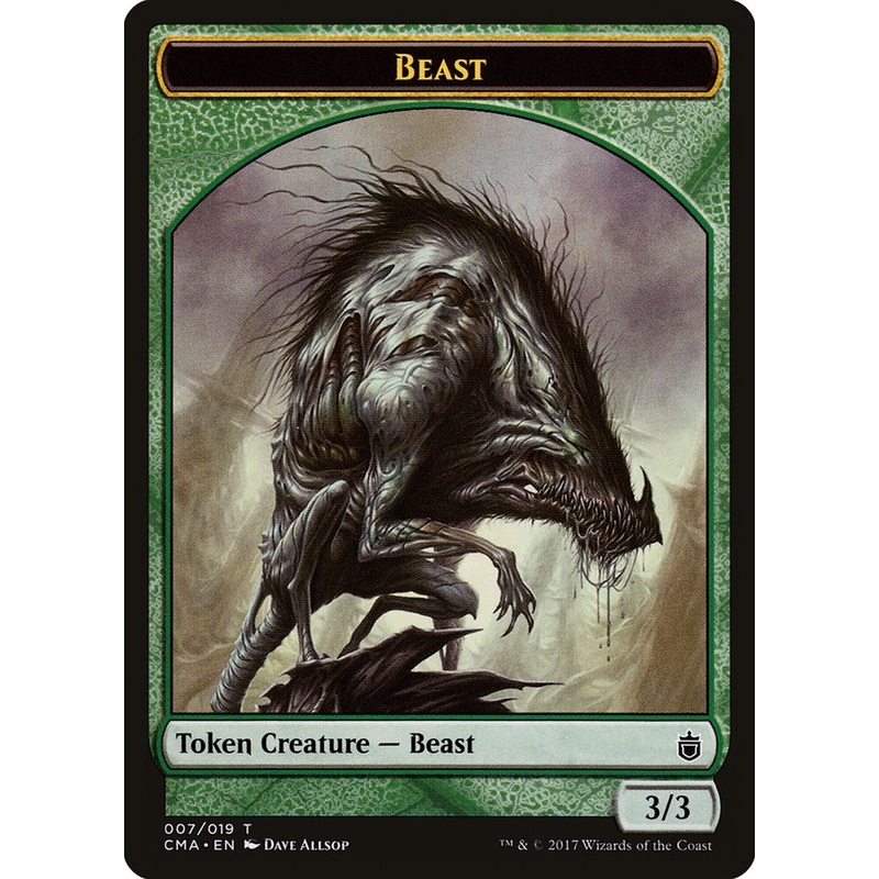 Beast Token (007/019) [Commander Anthology Tokens]