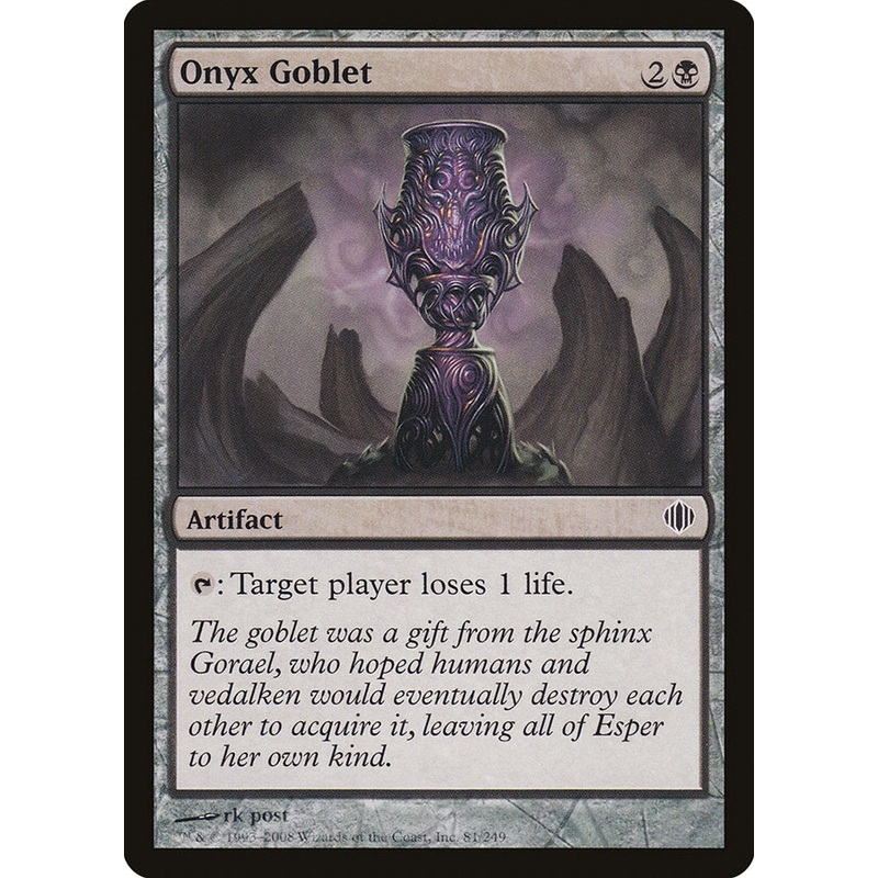Onyx Goblet [Shards of Alara]