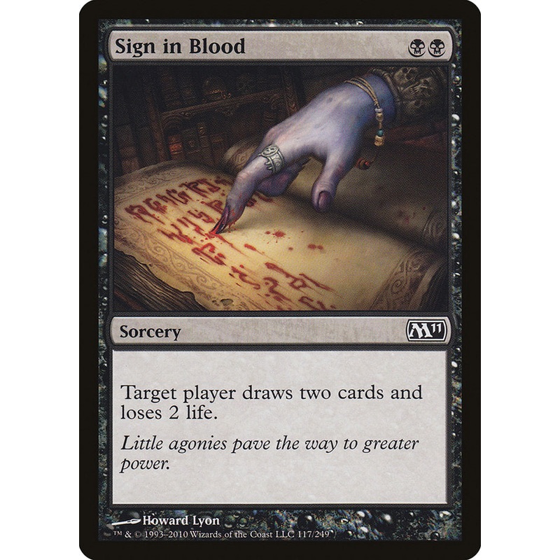 Sign in Blood [Magic 2011]