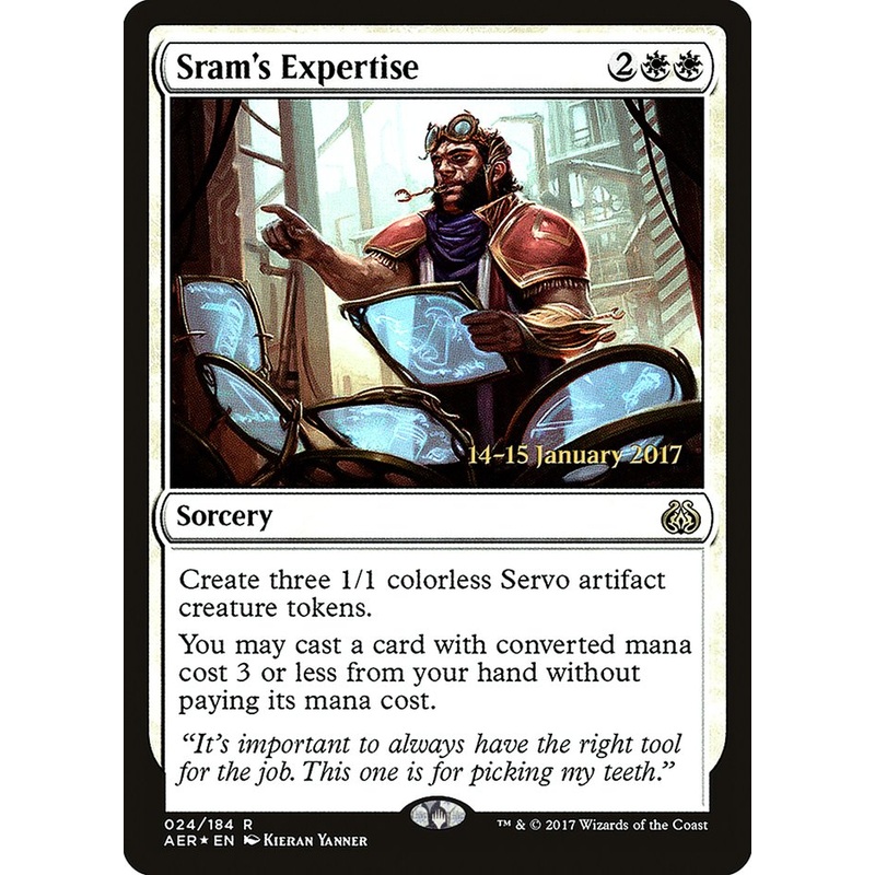 Sram's Expertise [Aether Revolt Prerelease Promos]