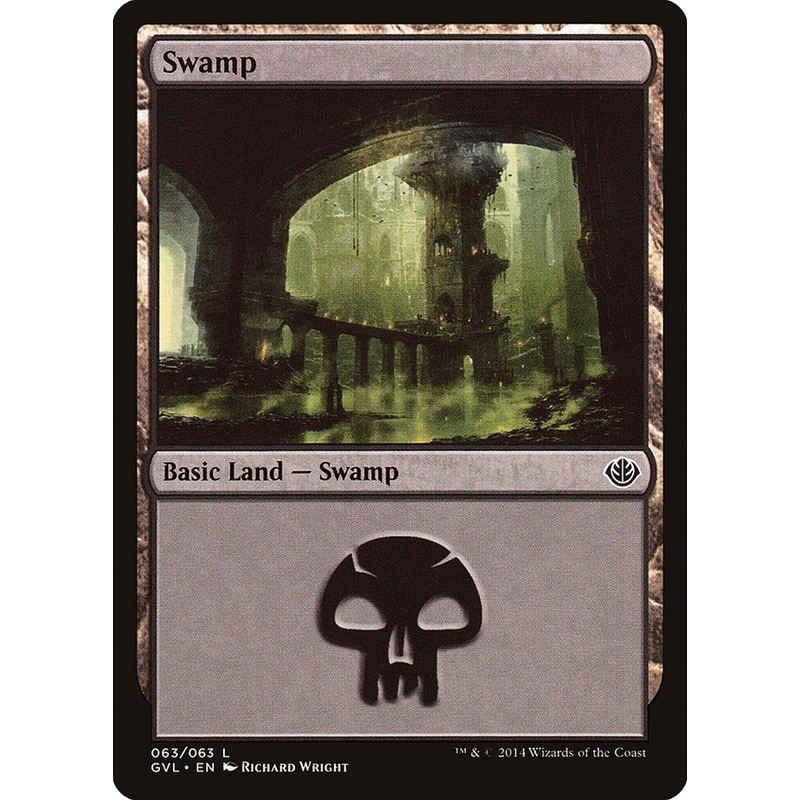 Swamp (63) (Garruk vs. Liliana) [Duel Decks Anthology]