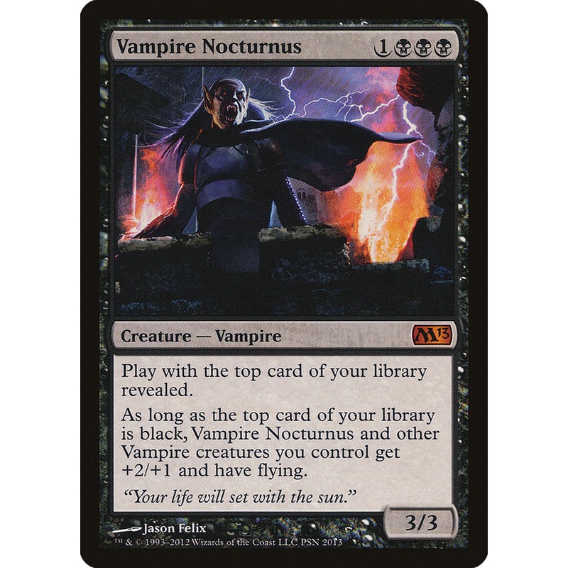 Vampire Nocturnus (Duels of the Planeswalkers Promos) [Duels of the Planeswalkers Promos 2012]