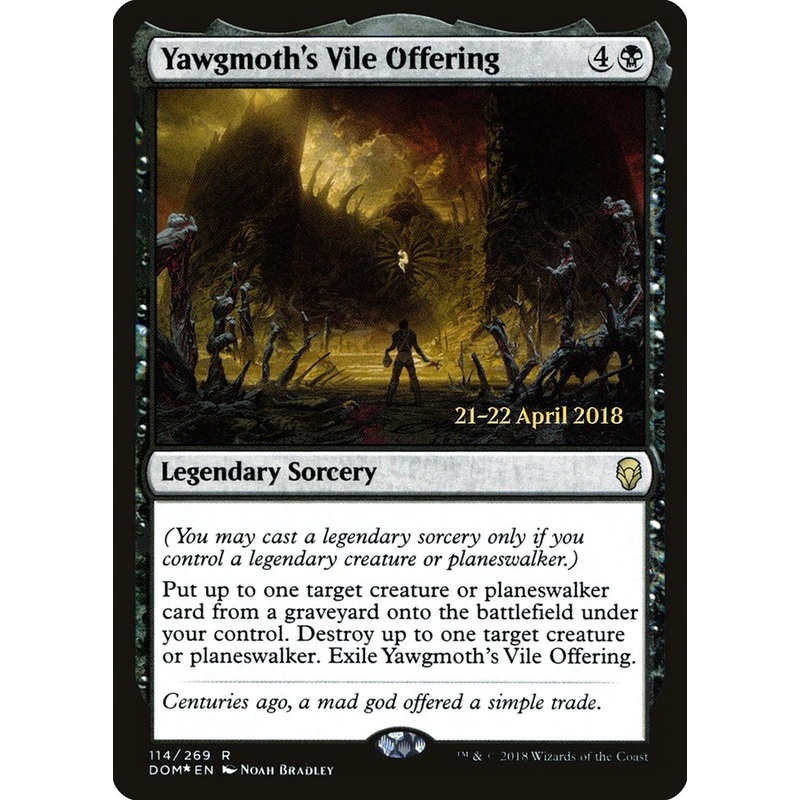 Yawgmoth's Vile Offering [Dominaria Prerelease Promos]