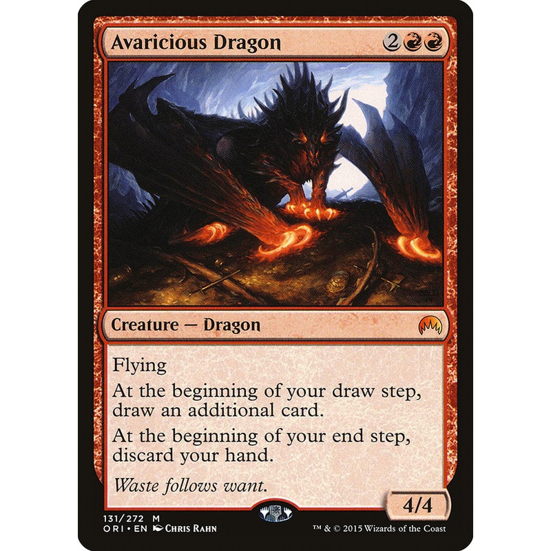 Avaricious Dragon [Magic Origins]