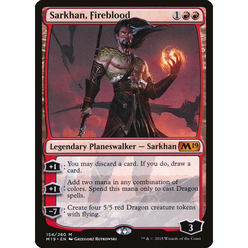 Sarkhan, Fireblood [Core Set 2019]