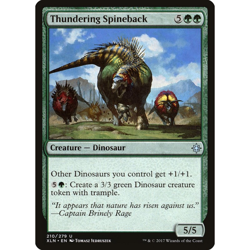 Thundering Spineback [Ixalan]