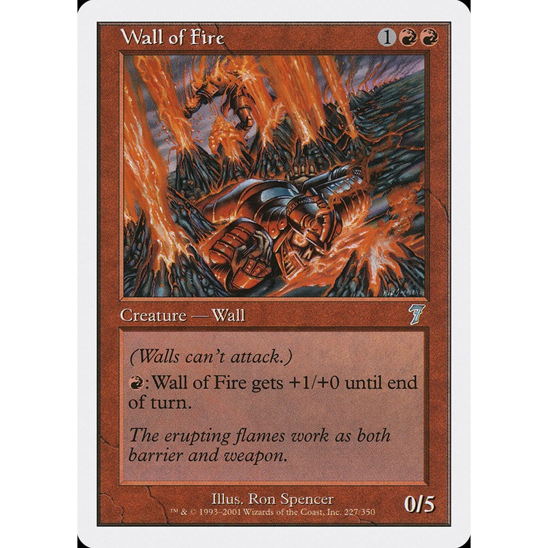 Wall of Fire [Seventh Edition]