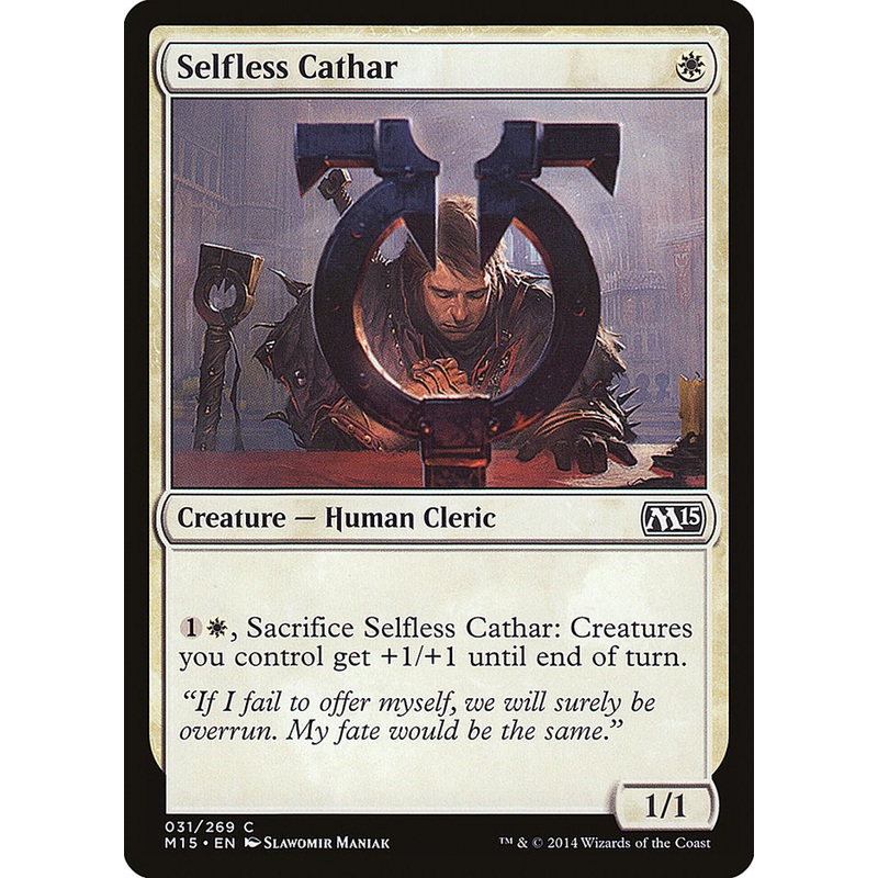 Selfless Cathar [Magic 2015]