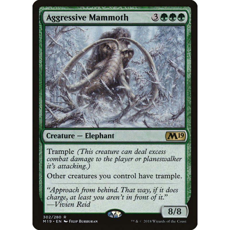 Aggressive Mammoth [Core Set 2019]