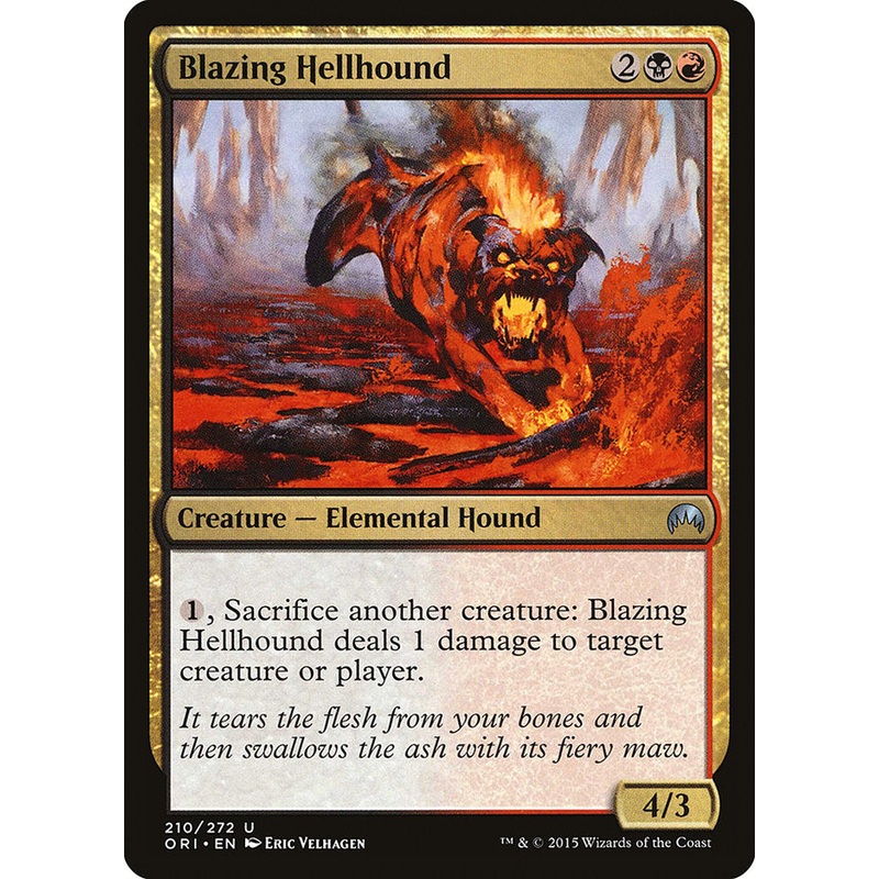 Blazing Hellhound [Magic Origins]
