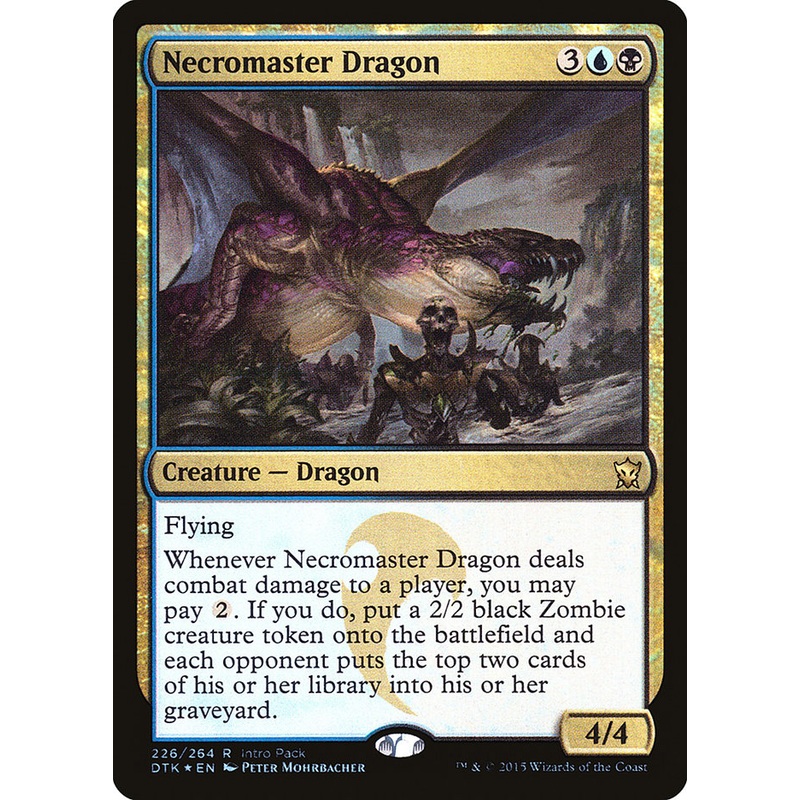 Necromaster Dragon (Intro Pack) [Dragons of Tarkir Promos]