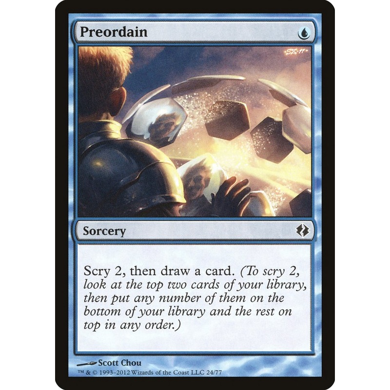 Preordain [Duel Decks: Venser vs. Koth]