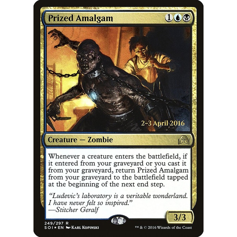 Prized Amalgam [Shadows over Innistrad Prerelease Promos]
