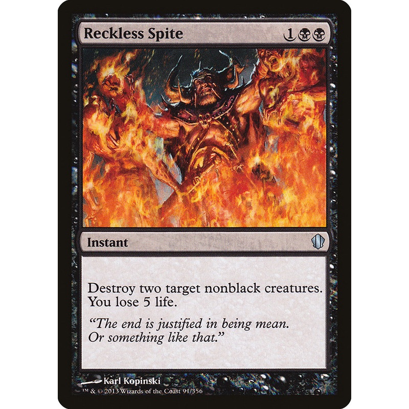 Reckless Spite [Commander 2013]