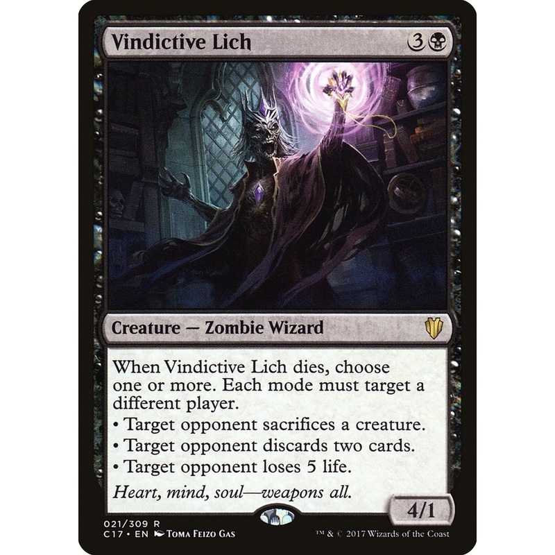 Vindictive Lich [Commander 2017]