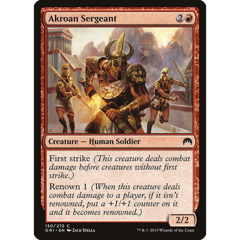 Akroan Sergeant [Magic Origins]