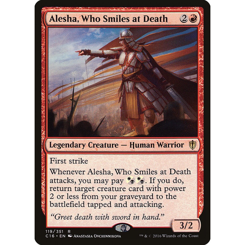 Alesha, Who Smiles at Death [Commander 2016]
