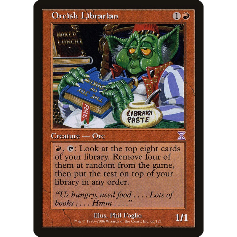 Orcish Librarian [Time Spiral Timeshifted]