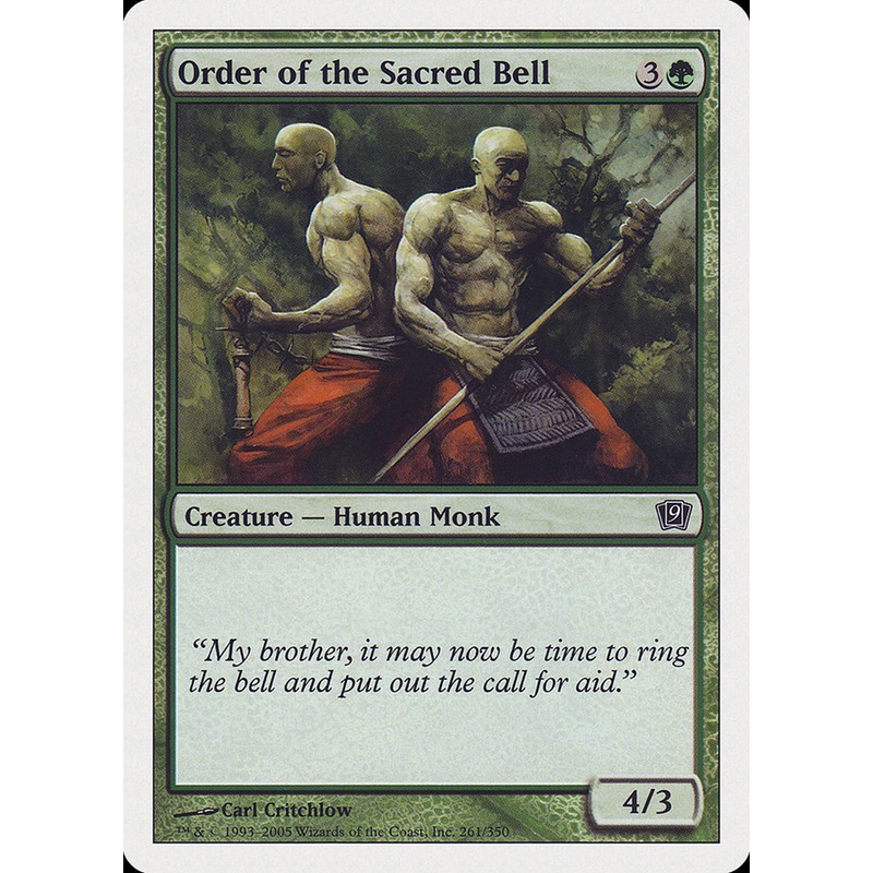 Order of the Sacred Bell [Ninth Edition]