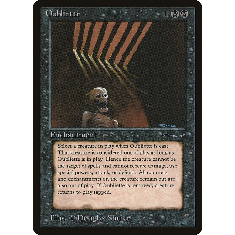 Oubliette (Dark Mana Cost) [Arabian Nights]