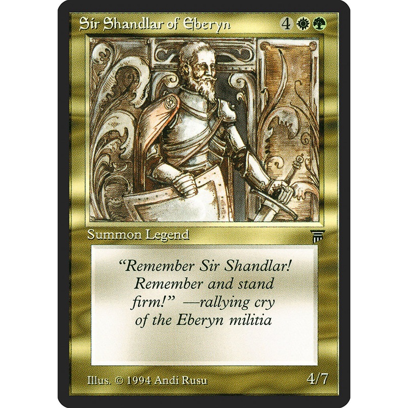 Sir Shandlar of Eberyn [Legends]