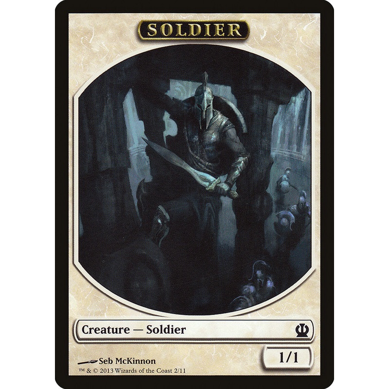 Soldier Token (2/11) [Theros Tokens]